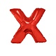 Folieballon Rood Letter 'X' Groot