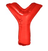 Folieballon Rood Letter 'Y' Groot