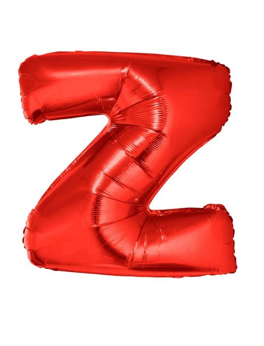 Folieballon Rood Letter 'Z' Groot