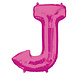 Folieballon Roze Letter 'J' Groot