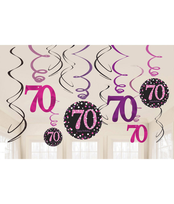 Swirlset 70 Jaar Roze