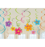 Hawaii Hangdecoratie Mix Bloemetjes