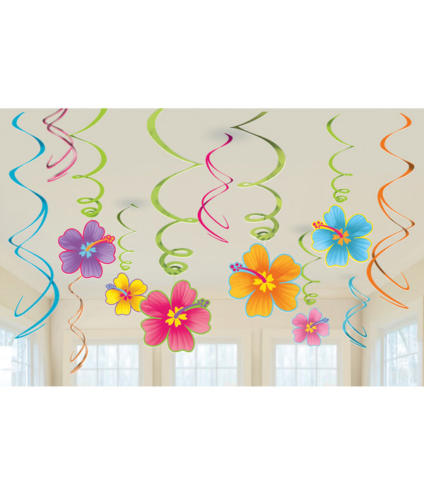 Hawaii Hangdecoratie Mix Bloemetjes