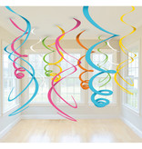 Hangdecoratie Mix Multikleur Swirls