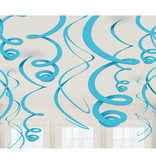 Hangdecoratie Swirls Caribbean Blauw