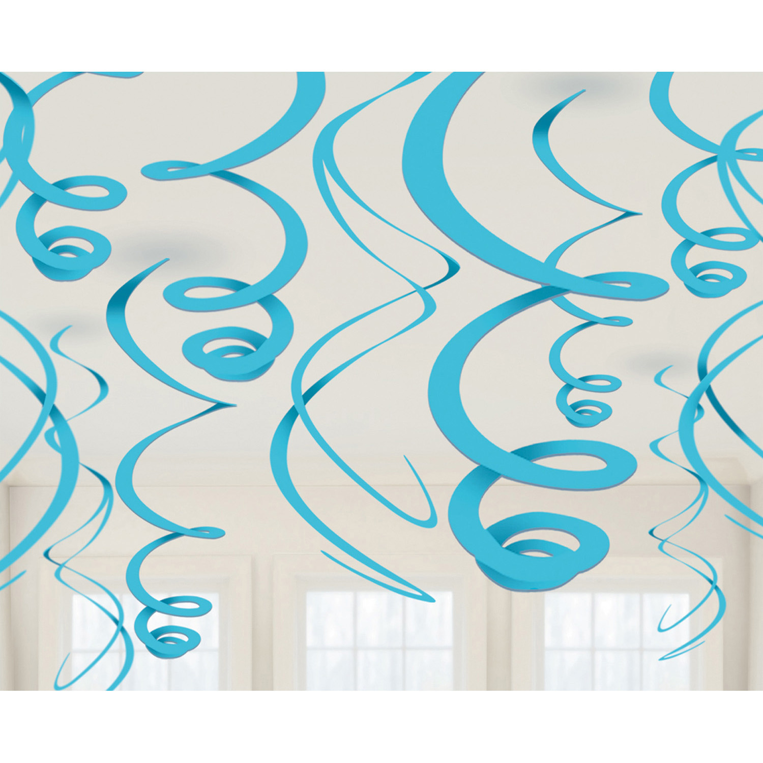Hangdecoratie Swirls Caribbean Blauw afbeelding