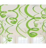 Hangdecoratie Swirls Kiwi groen