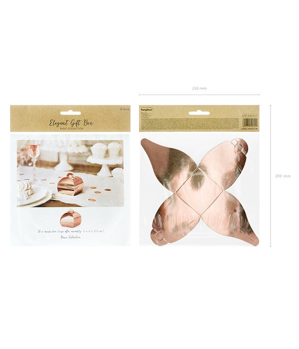 Geschenkdoosjes Rosé Gold