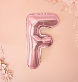 Folieballon F Rose Goud 35 cm