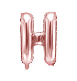 Folieballon H Rose Goud 35 cm