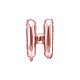 Folieballon H Rose Goud 35 cm