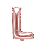 Folieballon L Rose Goud 35 cm