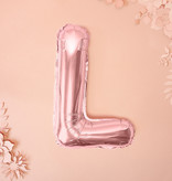 Folieballon L Rose Goud 35 cm
