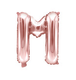 Folieballon M Rose Goud 35 cm