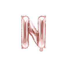 Folieballon N Rose Goud 35 cm