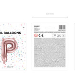 Folieballon P Rose Goud 35 cm