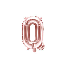 Folieballon Q Rose Goud 35 cm