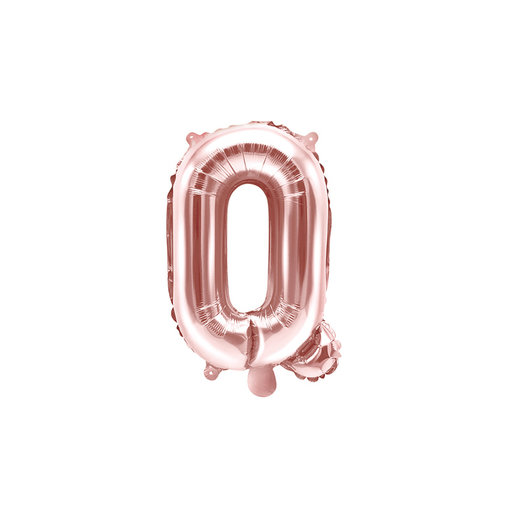Folieballon Q Rose Goud 35 cm