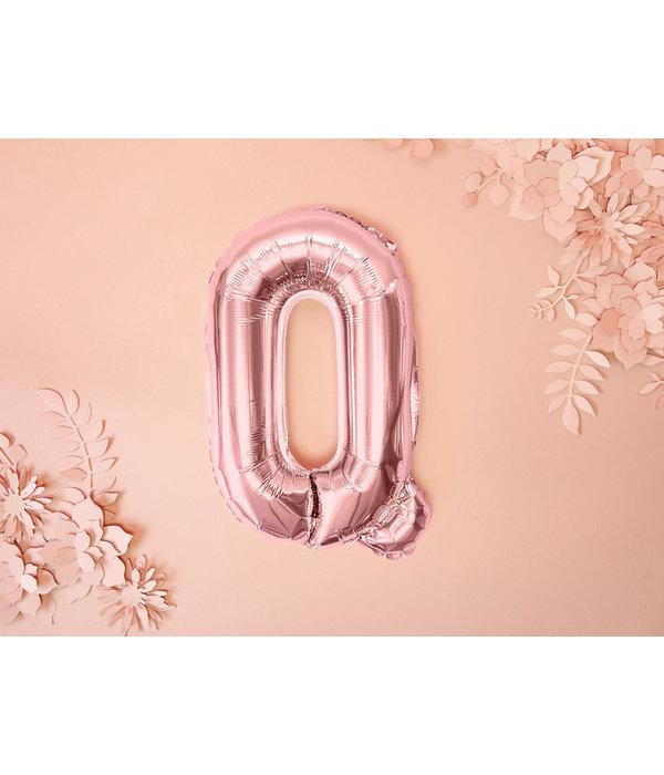 Folieballon Q Rose Goud 35 cm