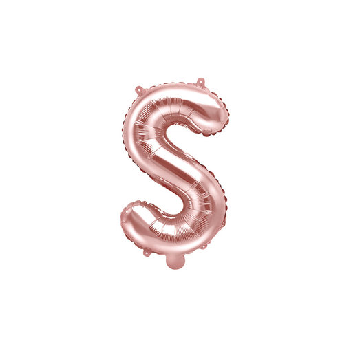 Folieballon S Rose Goud 35 cm
