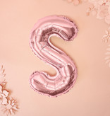 Folieballon S Rose Goud 35 cm