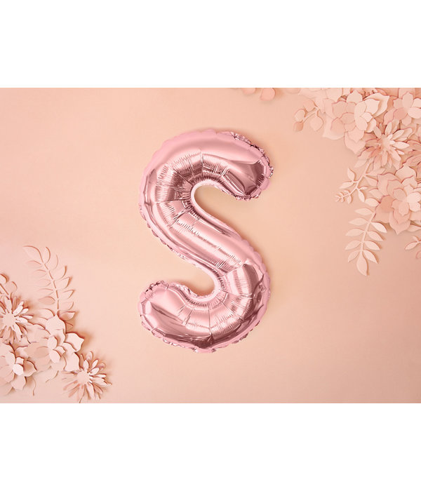 Folieballon S Rose Goud 35 cm
