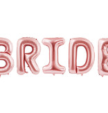 Folieballonnen groot Bride Rosé Goud