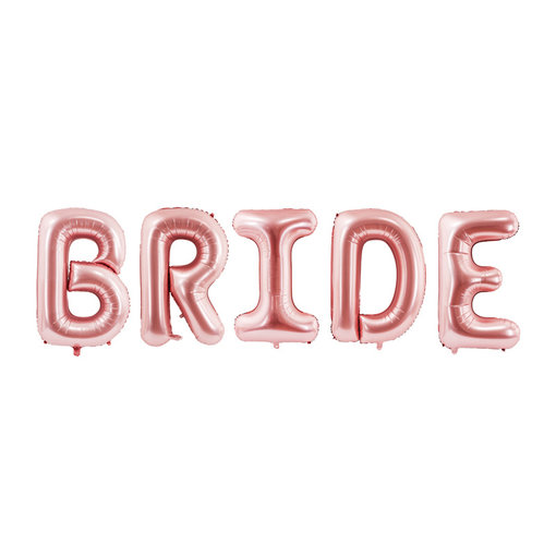Folieballonnen groot Bride Rosé Goud