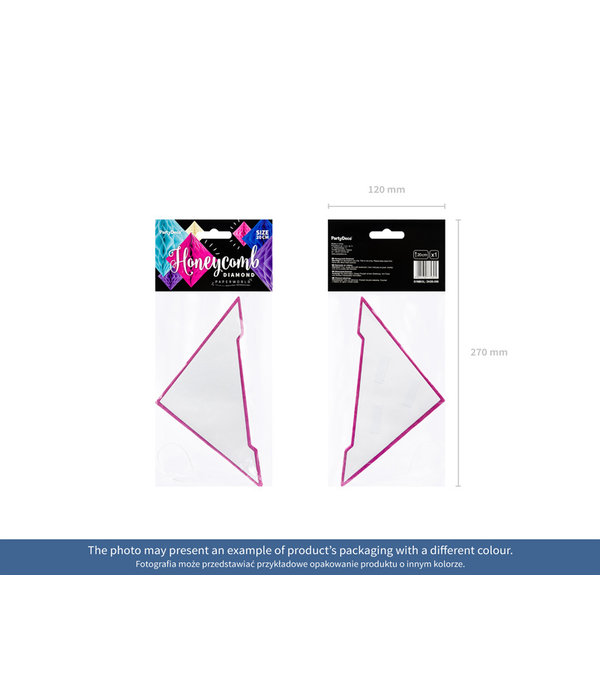 Honeycomb Diamant Lila 30cm