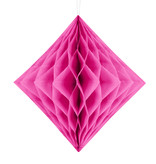 Honeycomb Diamant Donker Roze 20cm