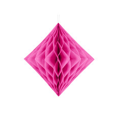 Honeycomb Diamant Donker Roze 20cm