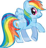 Folie Ballon My Little Pony Rainbow Dash - 68 cm