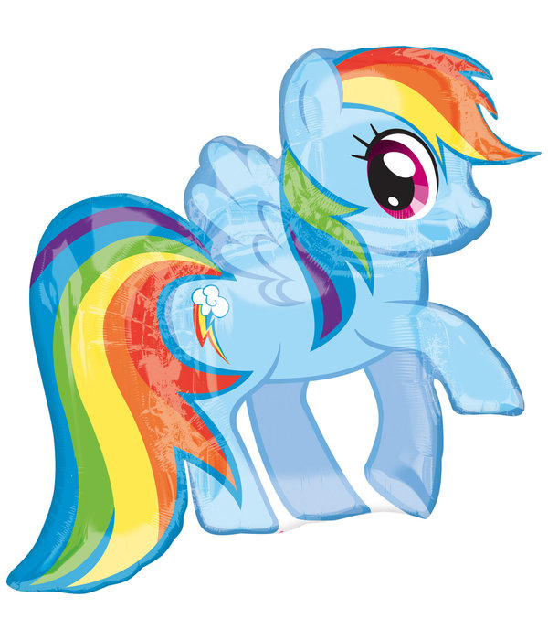 Folie Ballon My Little Pony Rainbow Dash - 68 cm