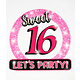 Huldeschild Sweet Sixteen Roze