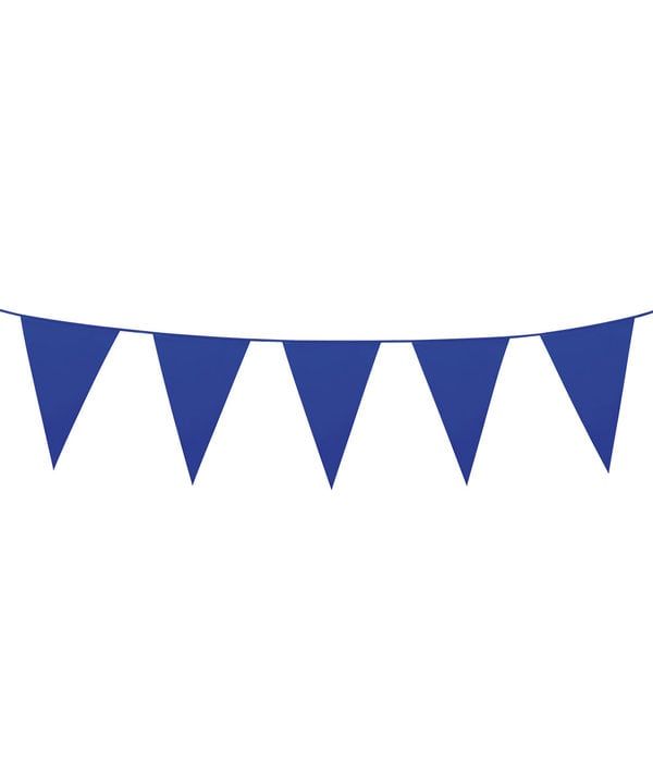 Blauwe Mini Vlaggenlijn - 3 meter