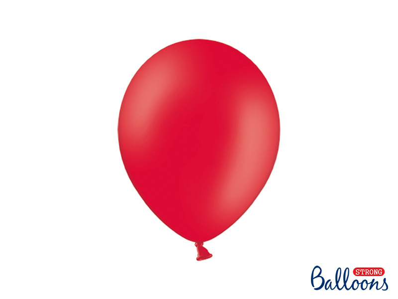 Ballonnen Pastel Poppy Rood - 10 Stuks afbeelding