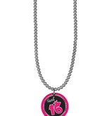 Ketting Zilver Sweet 16 Button