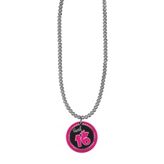 Ketting Zilver Sweet 16 Button