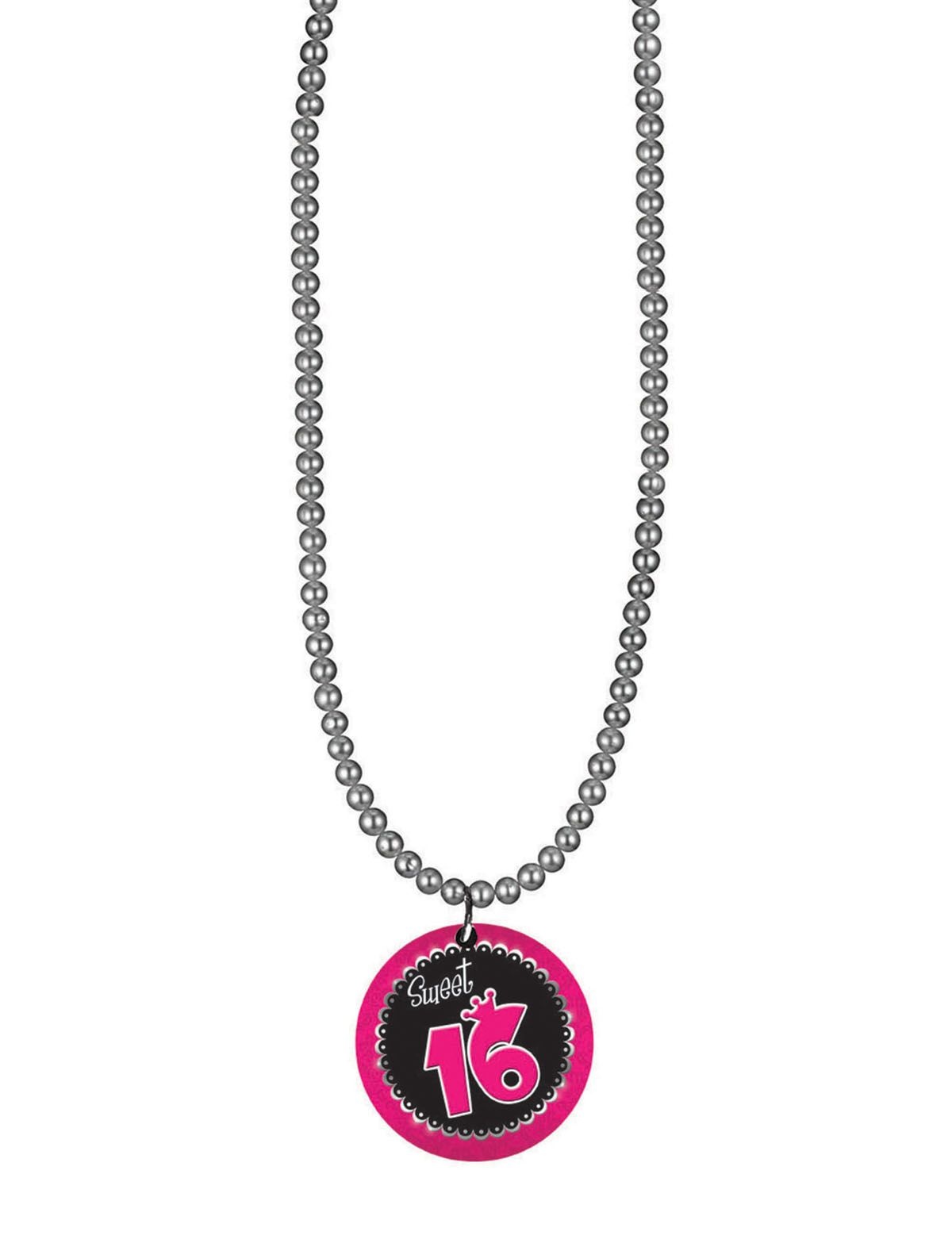 Ketting Zilver Sweet 16 Button