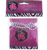 Ketting Zilver Sweet 16 Button