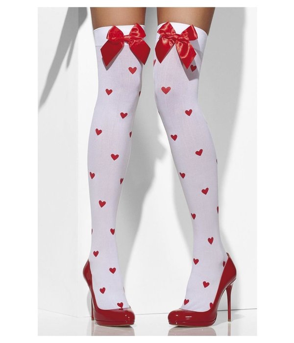 Kniekousen Hartjes met Strik