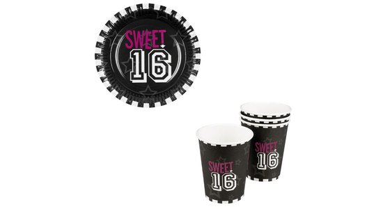 Sweet 16 tafeldecoratie