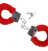 Pluche Handboeien Rood