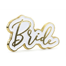 Broche Bride Goud/Wit
