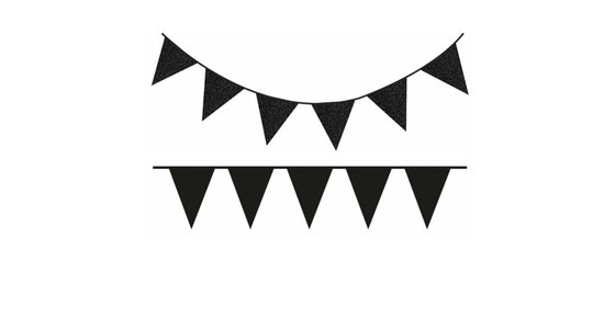 Zwarte vlaggetjes