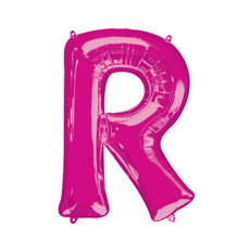 Folieballon Roze Letter 'R' Groot