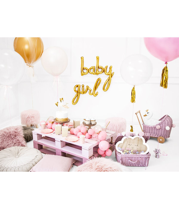 Folieballon 'Baby' Goud - 73 x 75cm