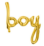 Folieballon 'Boy' Goud - 63 x 74cm
