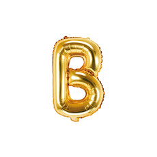 Folieballon Goud Letter 'B' - 35cm