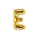 Folieballon Goud Letter 'E' - 35cm